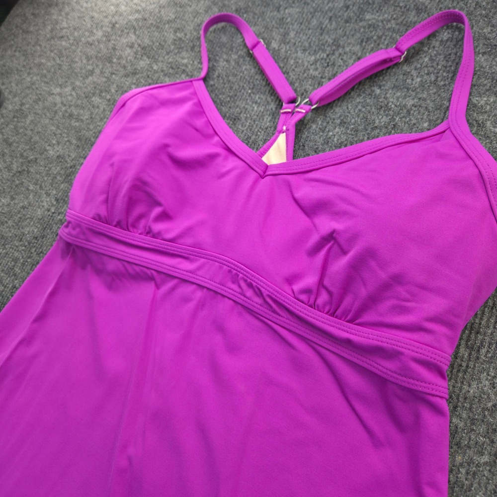 Athleta Dress Womens Small Purple Nylon Spandex Athleisure Racerback Active Mini